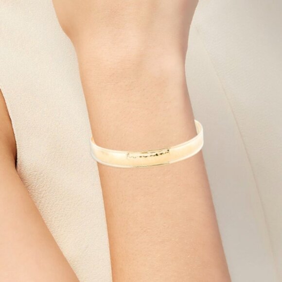 IPPOLITA 18K YELLOW GOD 750 THIN GODDESS CUFF BRACELET - Picture 6 of 6